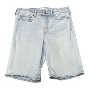 Jessica Simpson Light Wash Adored Slim Bermuda Jean Shorts 27